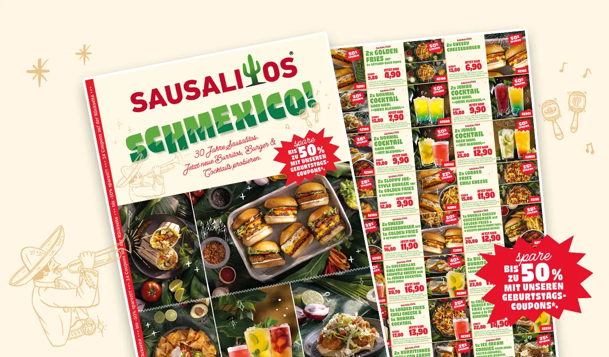 SAUSALITOS Coupons